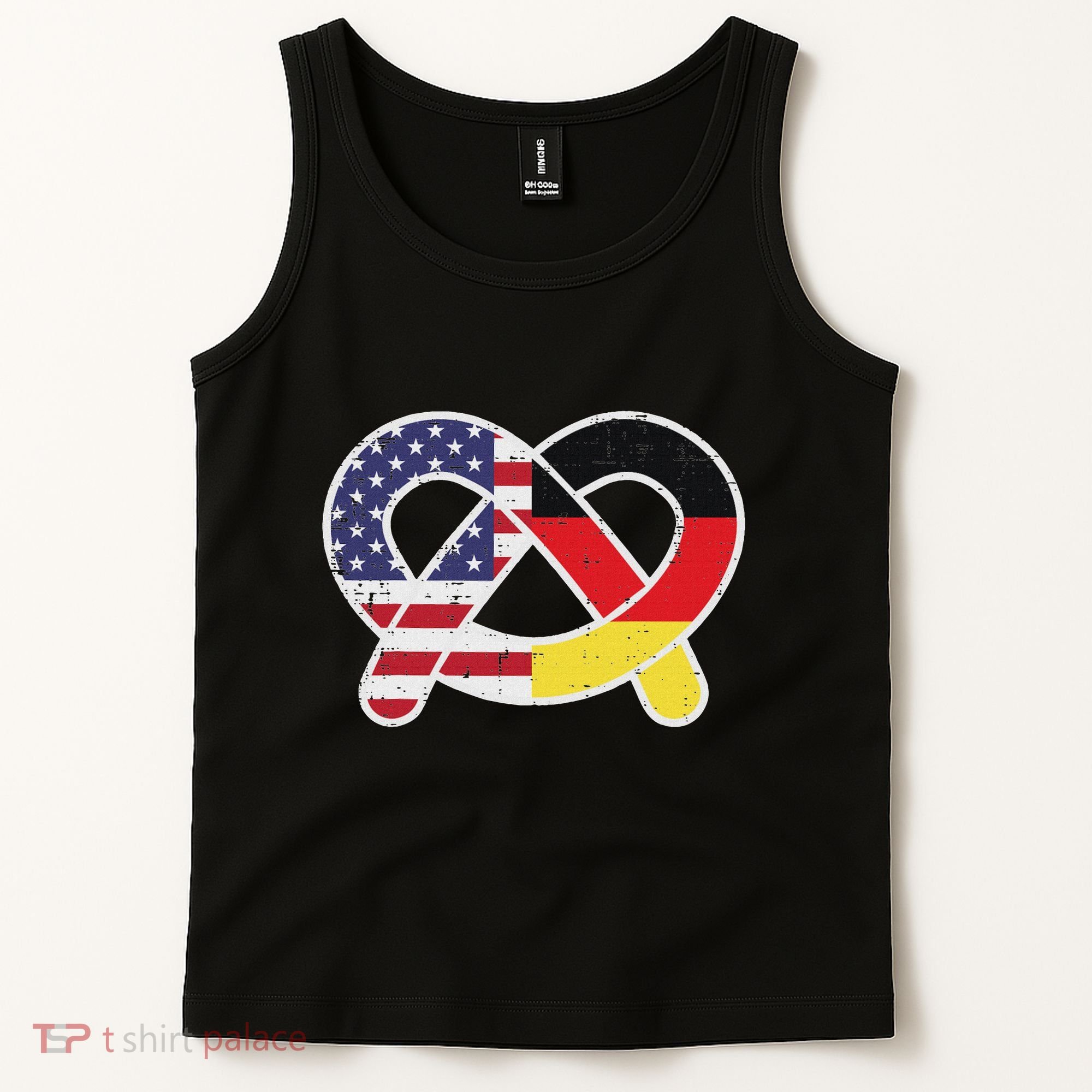 Oktoberfest German Us Flag Costume Tank Top