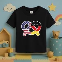 Oktoberfest German Us Flag Costume Toddler T-Shirt thumb 3