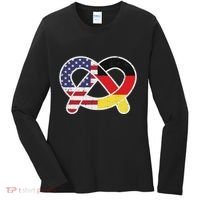 Oktoberfest German Us Flag Costume Women's Long Sleeve Shirt thumb 0