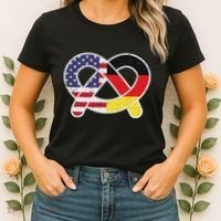 Oktoberfest German Us Flag Costume Women's T-Shirt thumb 2
