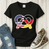 Oktoberfest German Us Flag Costume Women's T-Shirt thumb 3