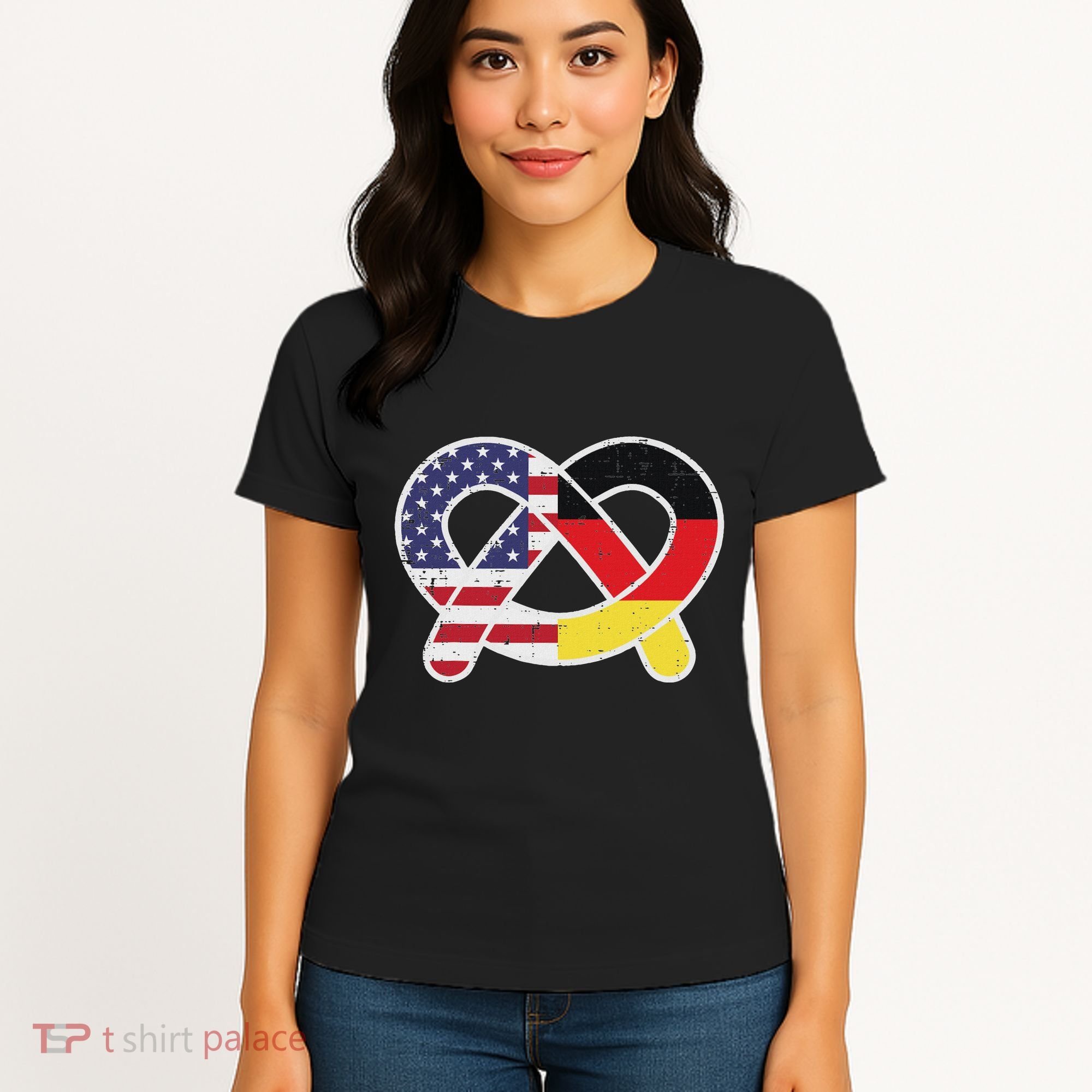 Oktoberfest German Us Flag Costume Women's T-Shirt