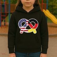 Oktoberfest German Us Flag Costume Kids Hoodie thumb 3