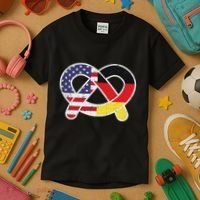 Oktoberfest German Us Flag Costume Kids T-Shirt thumb 3