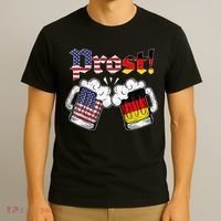 Oktoberfest German USA Flag Beer Octoberfest Prost T-Shirt thumb 3