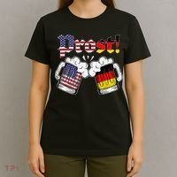 Oktoberfest German USA Flag Beer Octoberfest Prost T-Shirt thumb 4