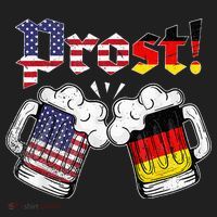 Oktoberfest German USA Flag Beer Octoberfest Prost Beanie thumb 2