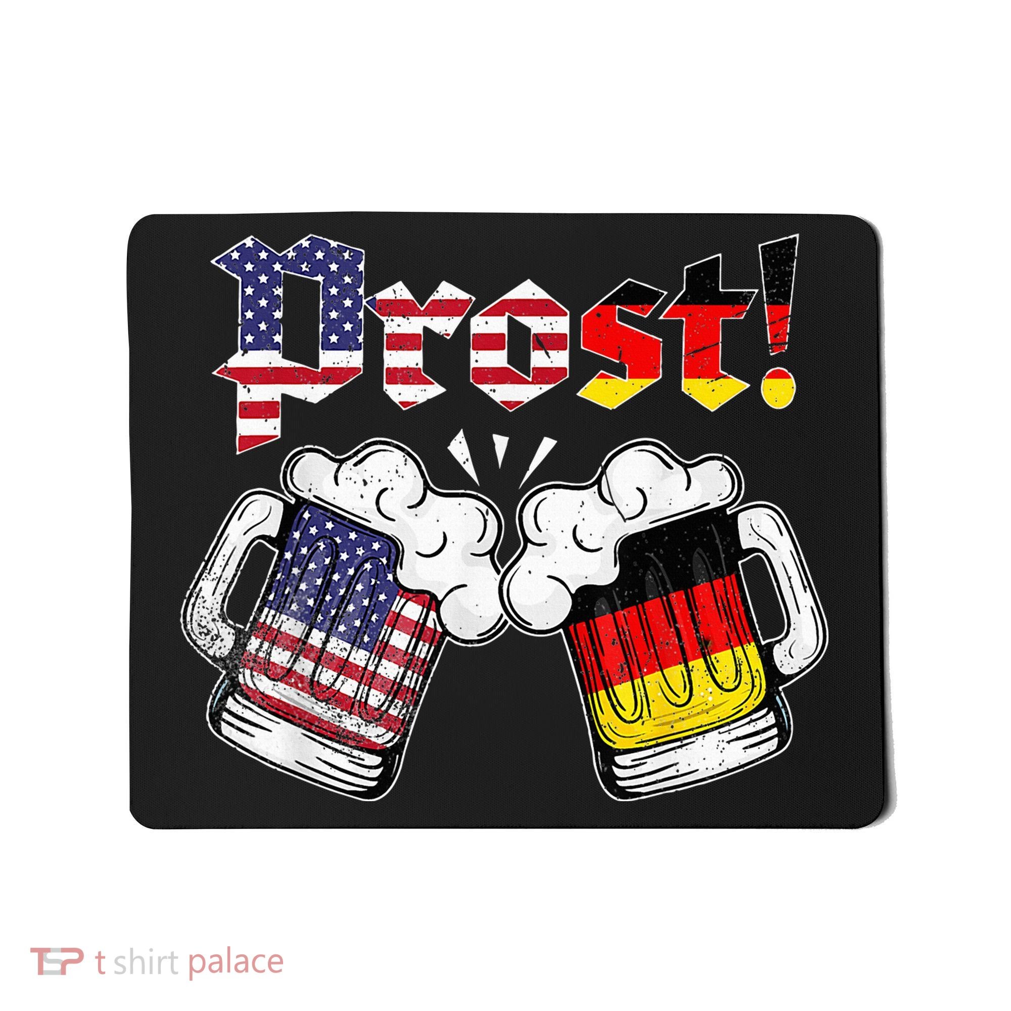 Oktoberfest German USA Flag Beer Octoberfest Prost Mousepad
