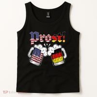 Oktoberfest German USA Flag Beer Octoberfest Prost Tank Top thumb 2