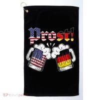 Oktoberfest German USA Flag Beer Octoberfest Prost Golf Towel thumb 0