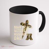 Of God Veteran Husband Dad Christian Jesus Camouflage Gift Coffee Mug thumb 1