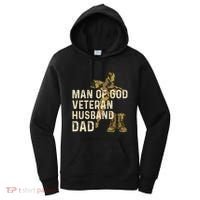 Of God Veteran Husband Dad Christian Jesus Camouflage Gift Women's Hoodie thumb 0