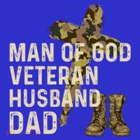 Of God Veteran Husband Dad Christian Jesus Camouflage Gift T-Shirt thumb 7