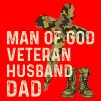Of God Veteran Husband Dad Christian Jesus Camouflage Gift Santa Hat thumb 1