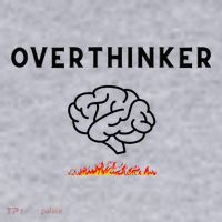 Overthinker Graphic With Picture Of Brain And Fire Women's Sweatshirt thumb 2