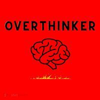 Overthinker Graphic With Picture Of Brain And Fire Santa Hat thumb 1