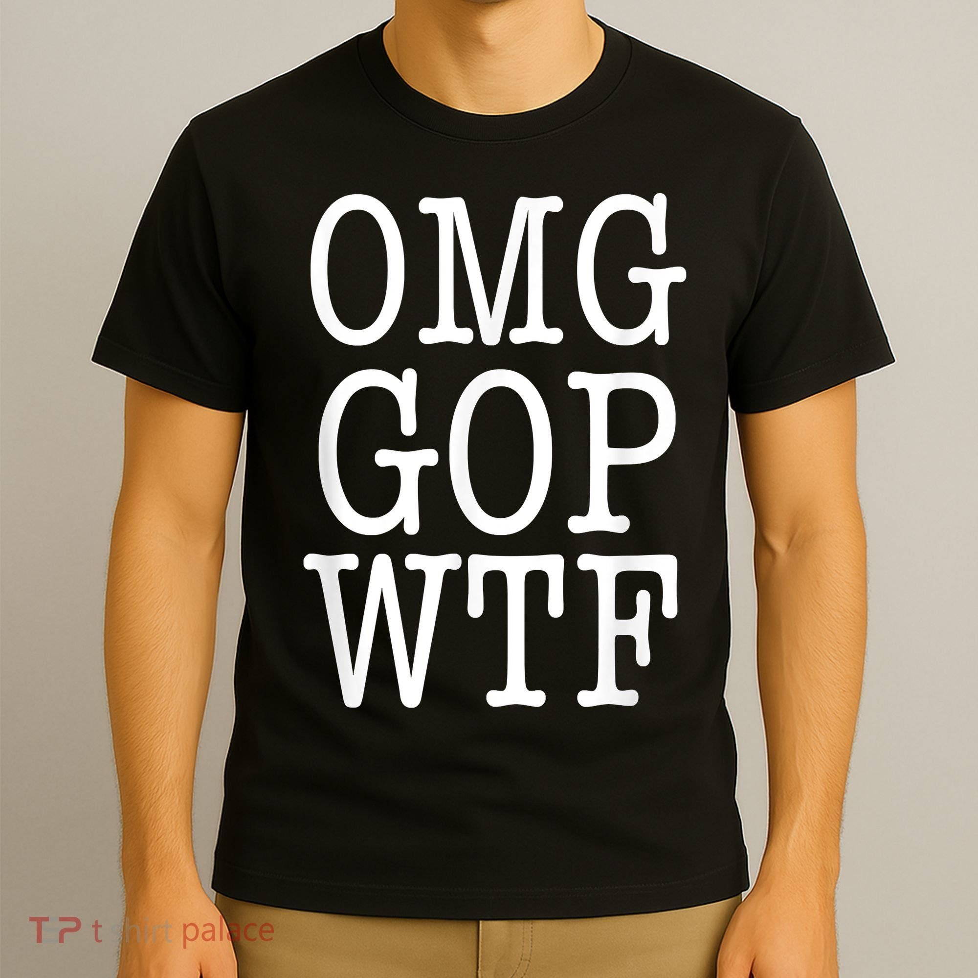 OMG GOP WTF Anti Trump No More Republican Party T-Shirt