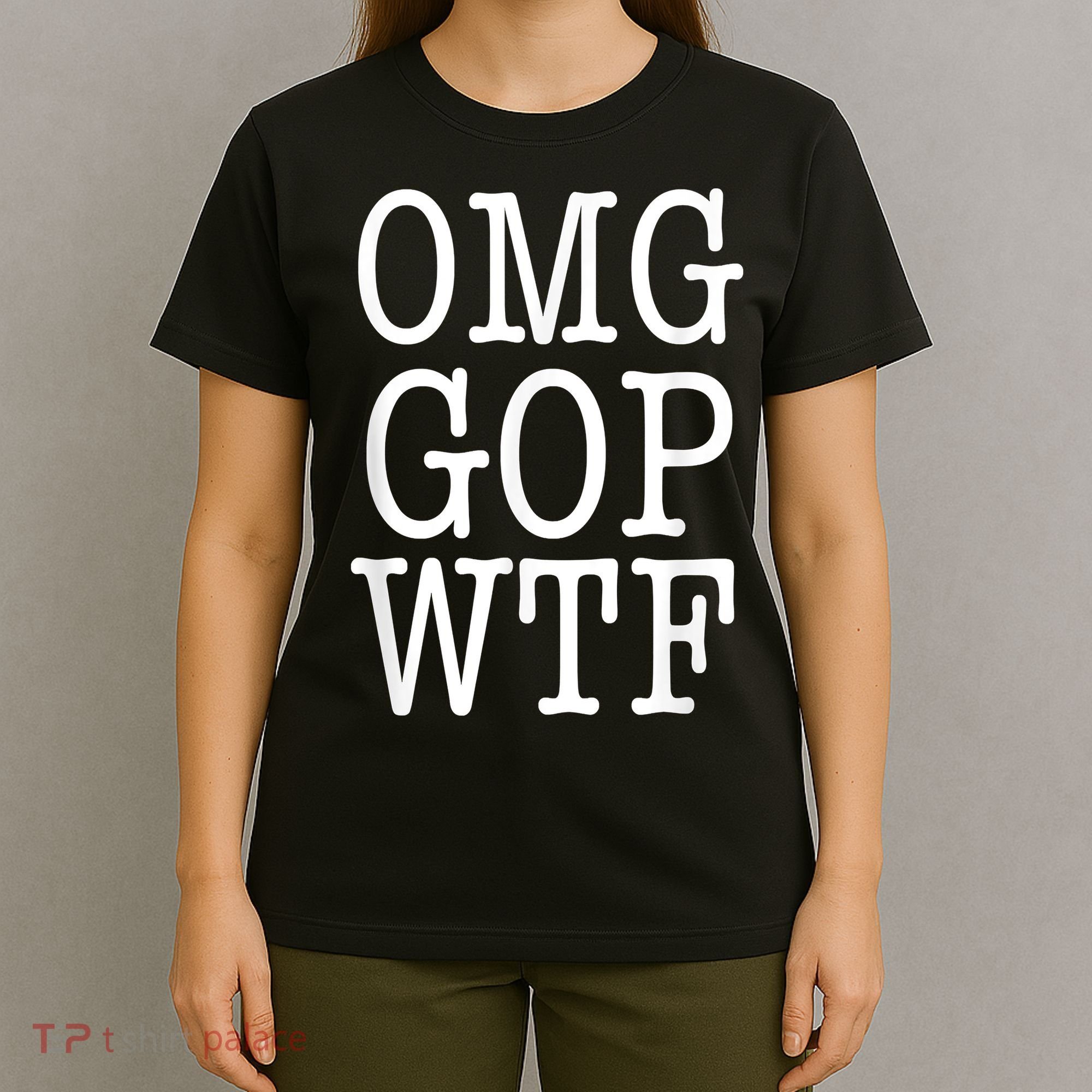 OMG GOP WTF Anti Trump No More Republican Party T-Shirt