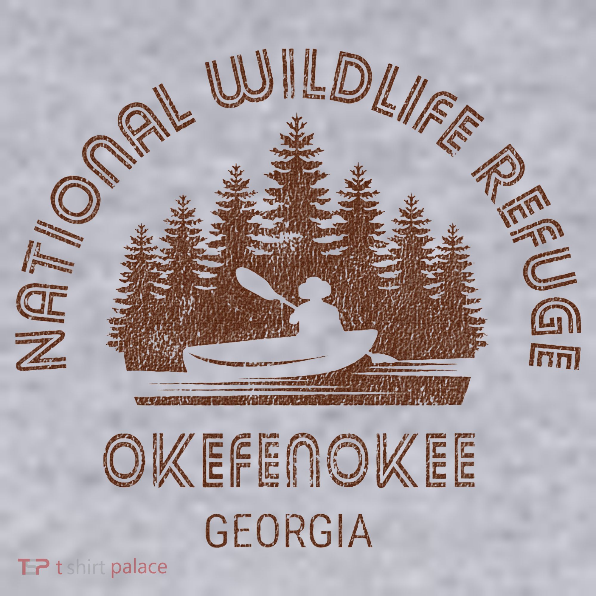 Okefenokee Georgia Wildlife Refuge Canoe Women's Sweatshirt