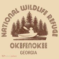 Okefenokee Georgia Wildlife Refuge Canoe Tote Bag thumb 4