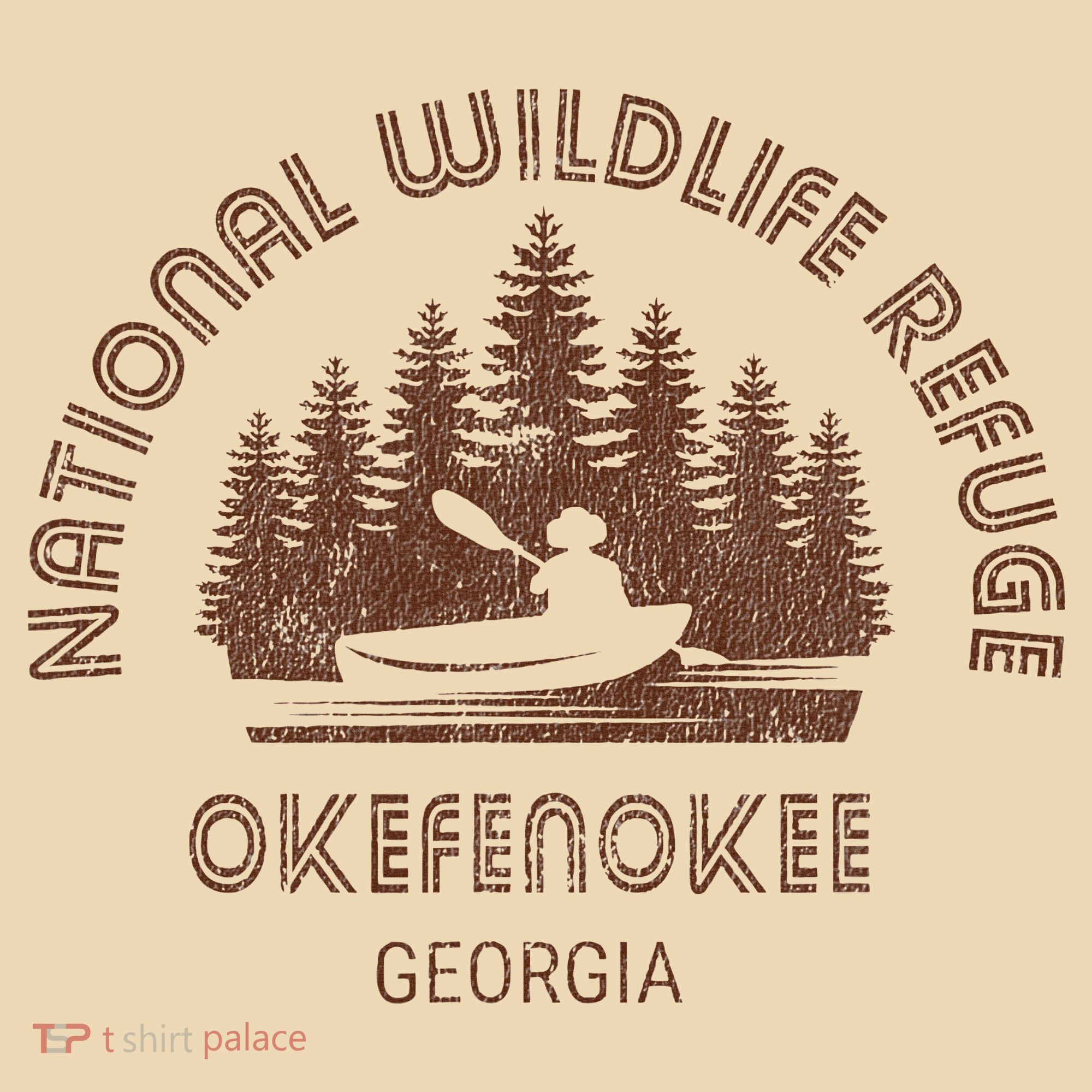 Okefenokee Georgia Wildlife Refuge Canoe Tote Bag
