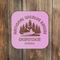 Okefenokee Georgia Wildlife Refuge Canoe Coaster thumb 0