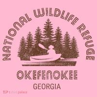 Okefenokee Georgia Wildlife Refuge Canoe Coaster thumb 2