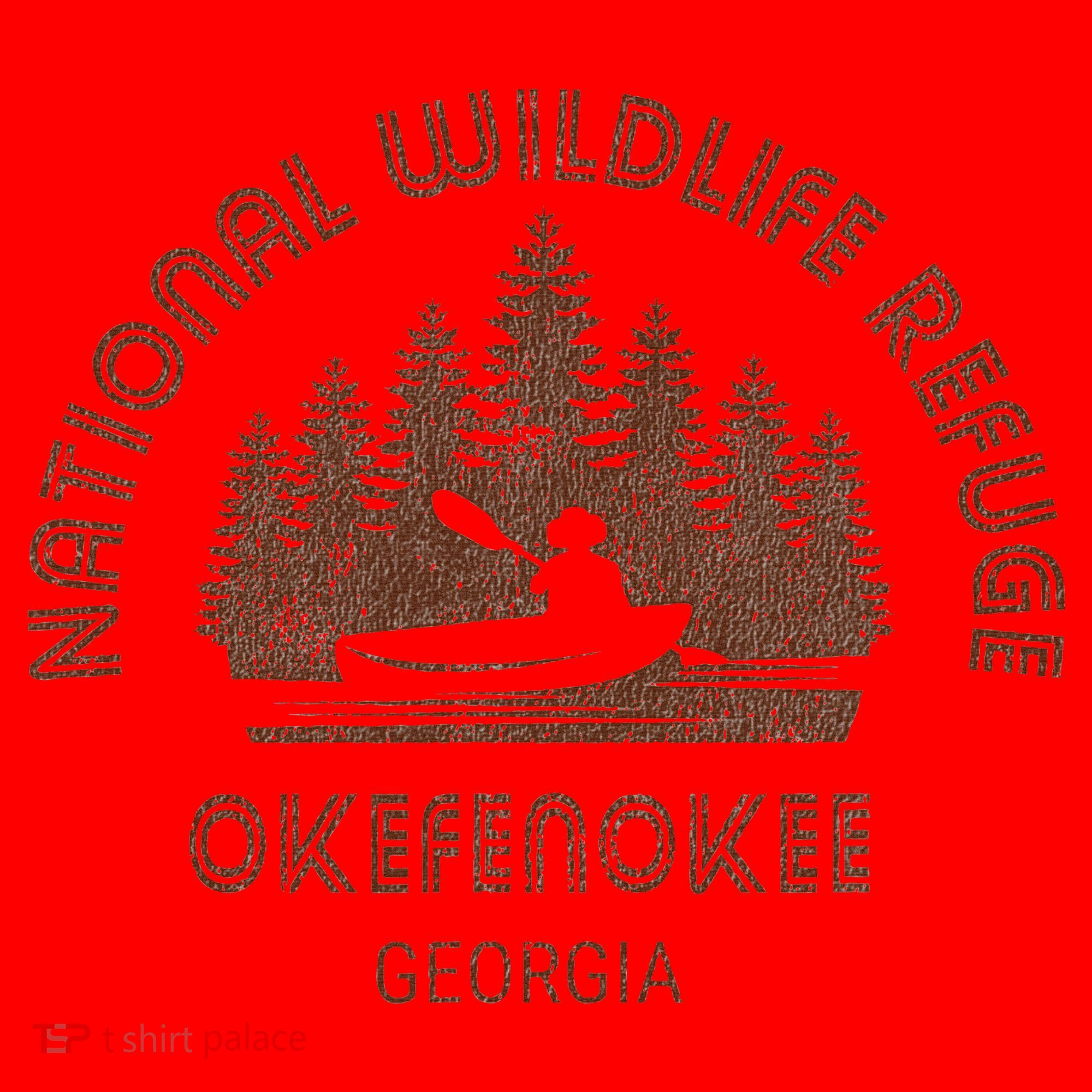 Okefenokee Georgia Wildlife Refuge Canoe Santa Hat
