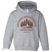 Okefenokee Georgia Wildlife Refuge Canoe Toddler Hoodie thumb 0