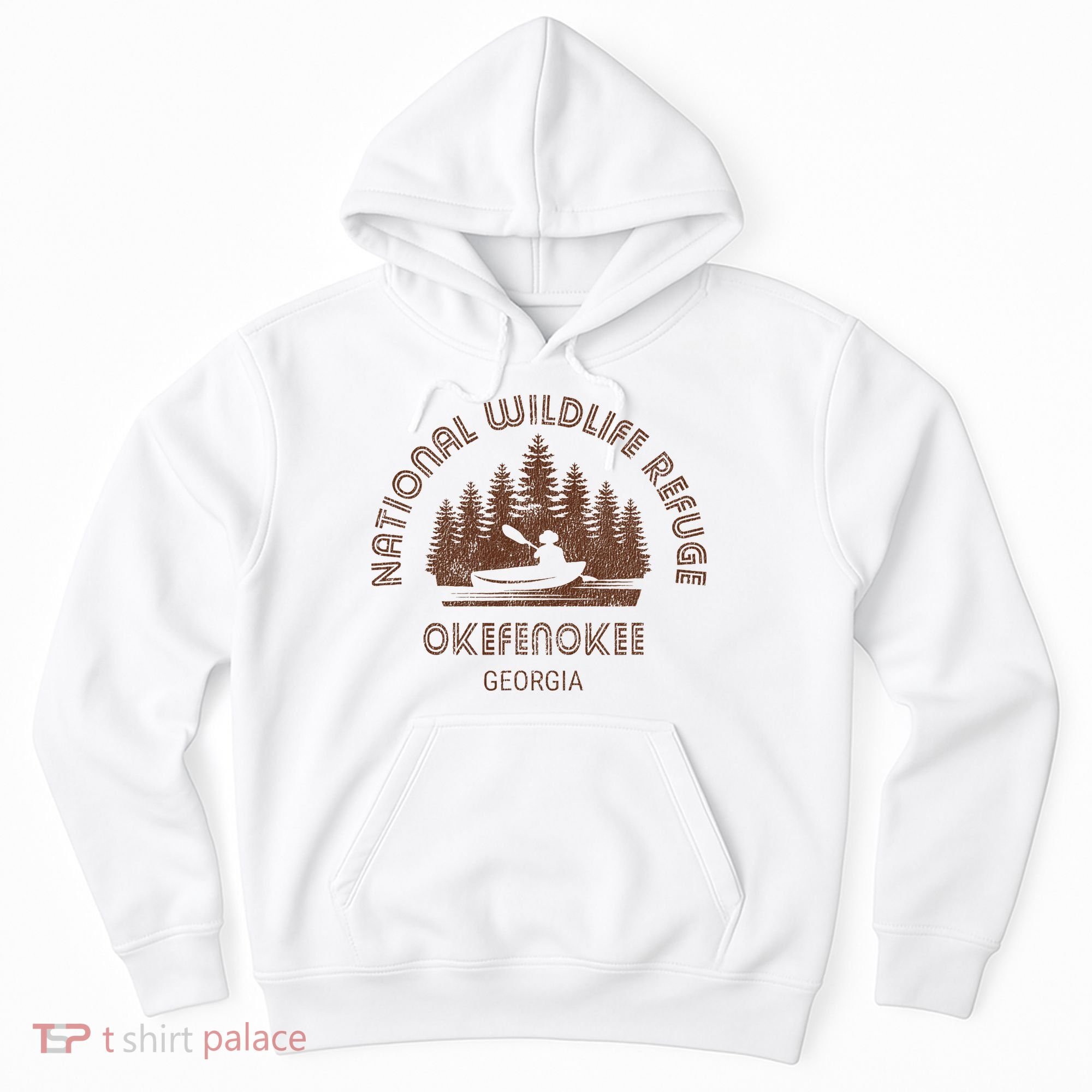 Okefenokee Georgia Wildlife Refuge Canoe Hoodie