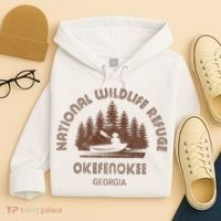 Okefenokee Georgia Wildlife Refuge Canoe Hoodie thumb 4