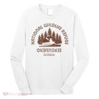 Okefenokee Georgia Wildlife Refuge Canoe Long Sleeve Shirt thumb 0