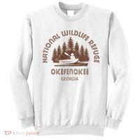 Okefenokee Georgia Wildlife Refuge Canoe Sweatshirt thumb 0