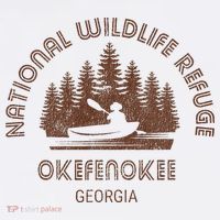 Okefenokee Georgia Wildlife Refuge Canoe Sweatshirt thumb 3
