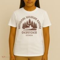 Okefenokee Georgia Wildlife Refuge Canoe T-Shirt thumb 4