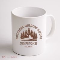 Okefenokee Georgia Wildlife Refuge Canoe Coffee Mug thumb 1