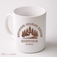 Okefenokee Georgia Wildlife Refuge Canoe Coffee Mug thumb 0