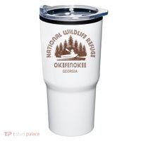 Okefenokee Georgia Wildlife Refuge Canoe Tumbler thumb 0