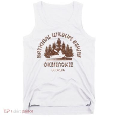 Okefenokee Georgia Wildlife Refuge Canoe Tank Top