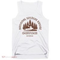 Okefenokee Georgia Wildlife Refuge Canoe Tank Top thumb 0