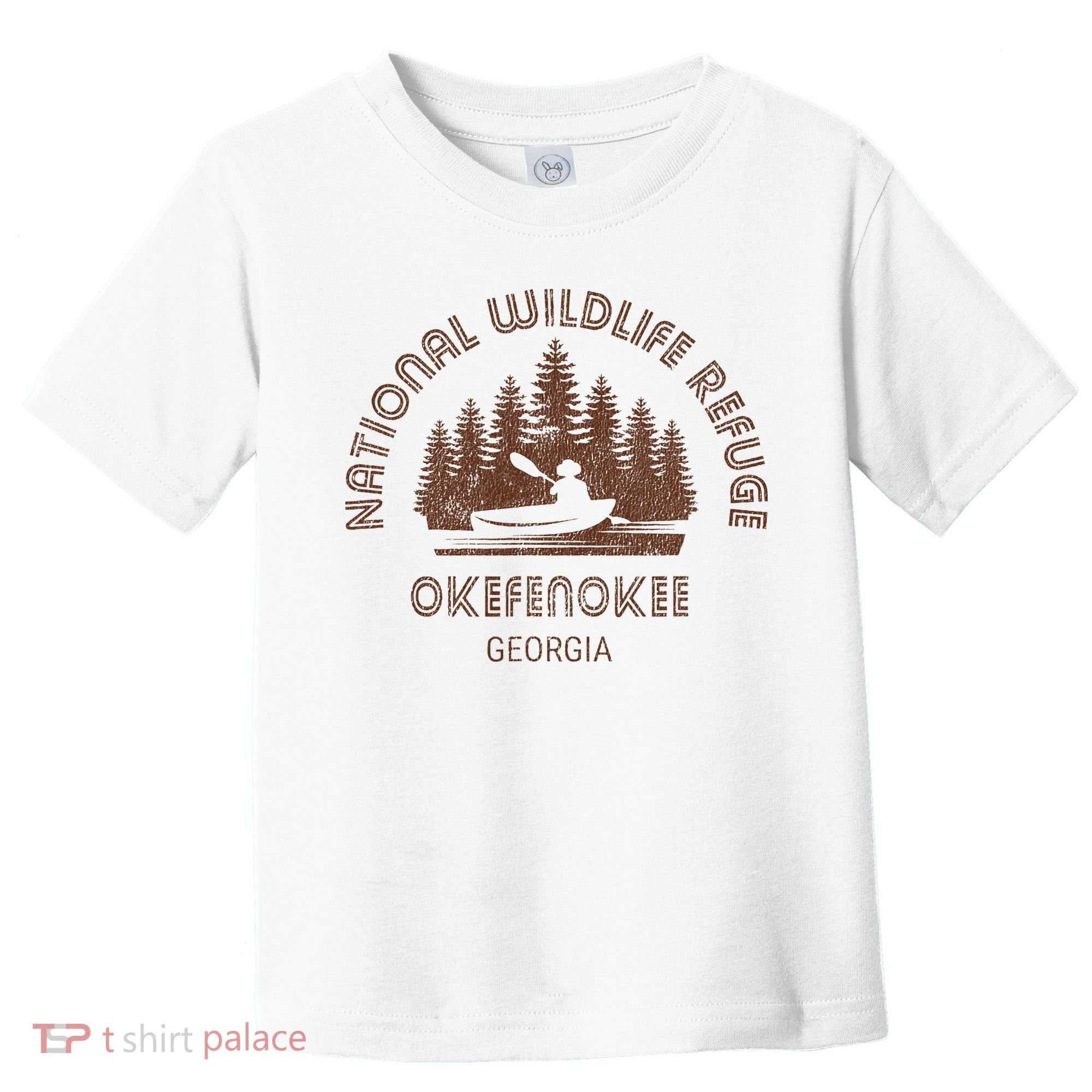 Okefenokee Georgia Wildlife Refuge Canoe Toddler T-Shirt