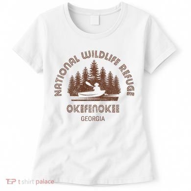 Okefenokee Georgia Wildlife Refuge Canoe Women's T-Shirt