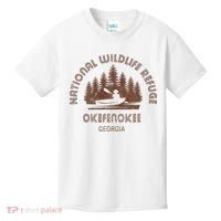 Okefenokee Georgia Wildlife Refuge Canoe Kids T-Shirt thumb 0
