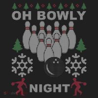 Oh Bowly Night Ugly Christmas Women's Sweatshirt thumb 2