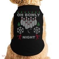 Oh Bowly Night Ugly Christmas Doggie Tank thumb 0