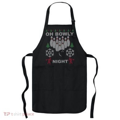 Oh Bowly Night Ugly Christmas Apron