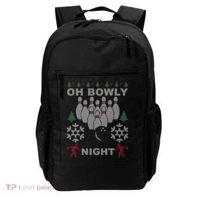Oh Bowly Night Ugly Christmas Backpack