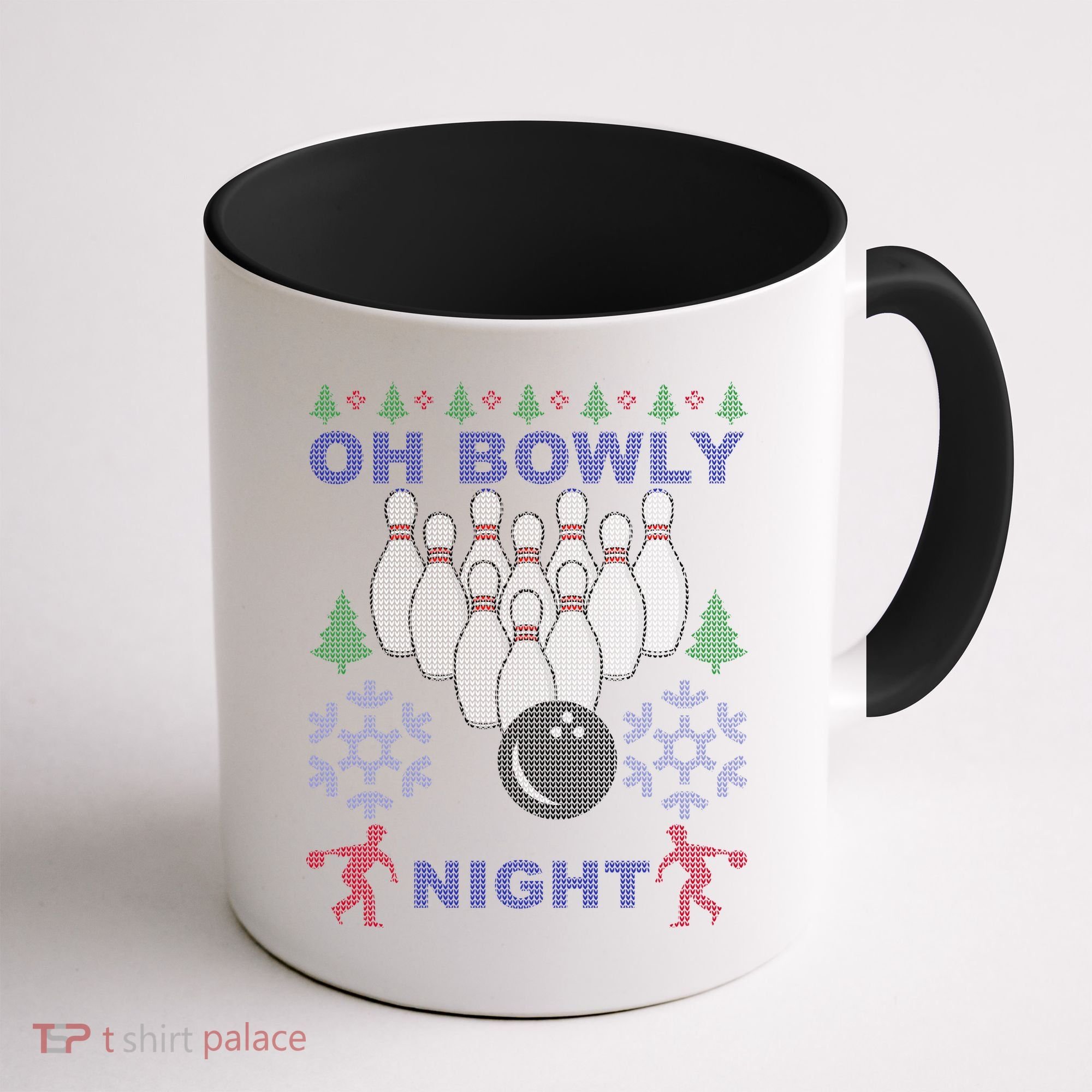 Oh Bowly Night Ugly Christmas Coffee Mug