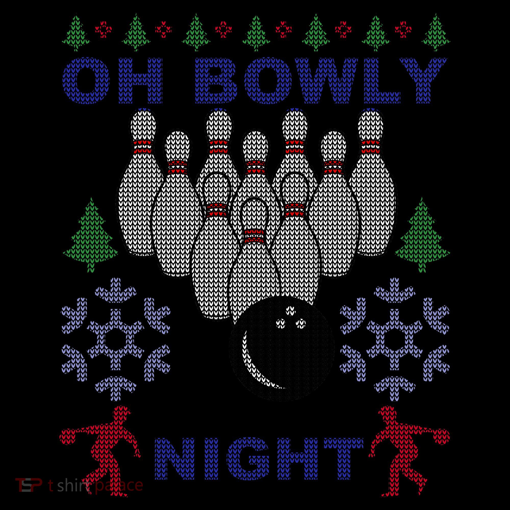 Oh Bowly Night Ugly Christmas Coffee Mug