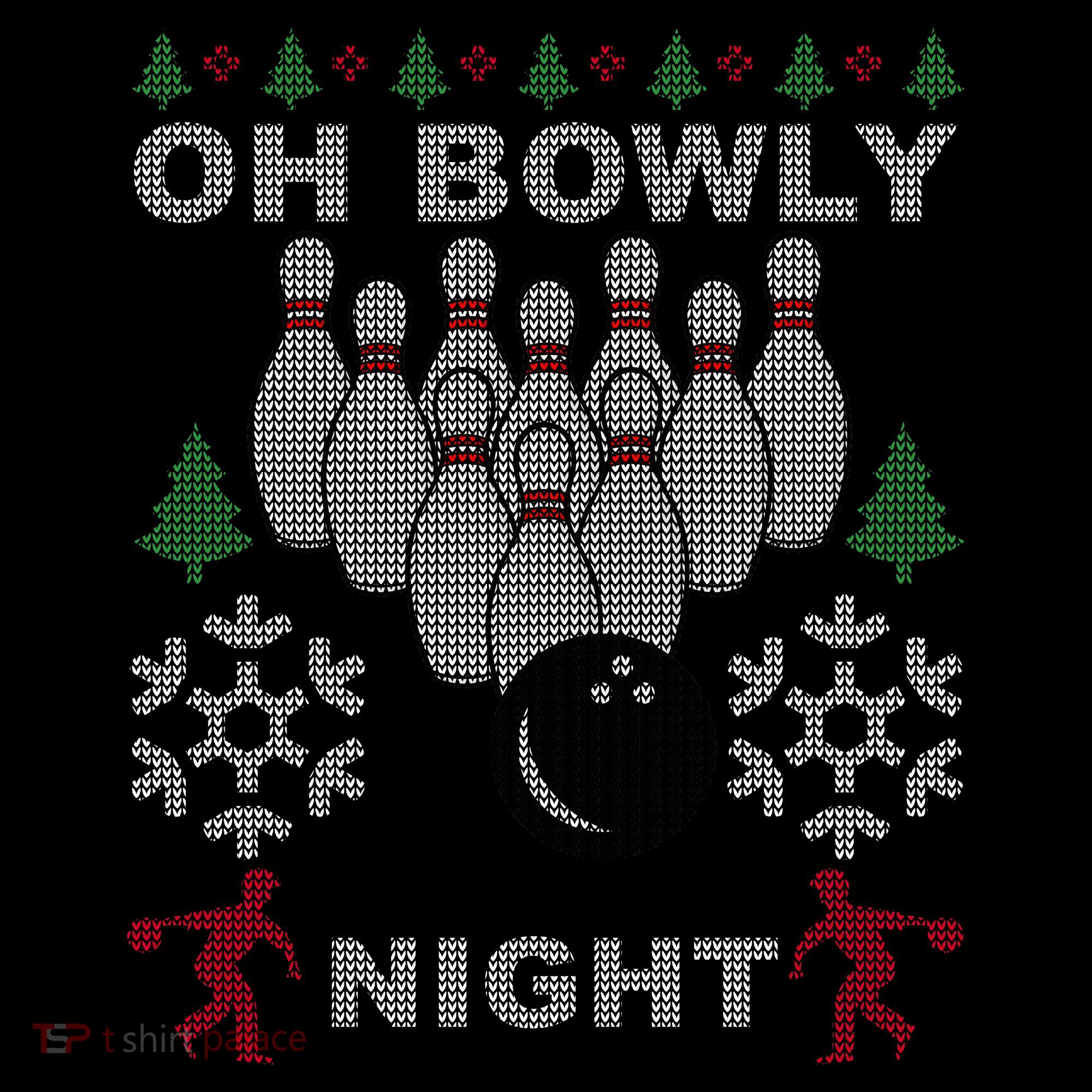 Oh Bowly Night Ugly Christmas Women's Hoodie